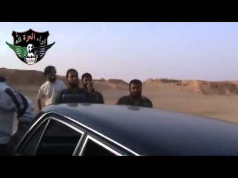 رباط عناصر الجيش الحر على جبهة مطار الطبقة العسكري في محافظة الرقة