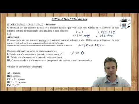 E0225 - COPEVE/UFAL - 2016 - UFAL - CONJUNTOS NUMÉRICOS (www.gurudamatematica.com.br)