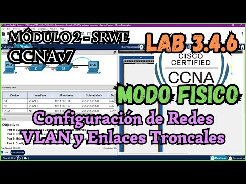 3.4.6 Packet tracer - Configuracion de redes VLAN y enlaces troncales (Resolucion)