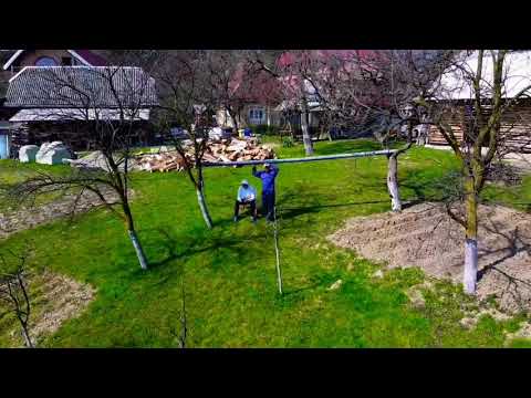 Drone footage. Groși, Maramureș