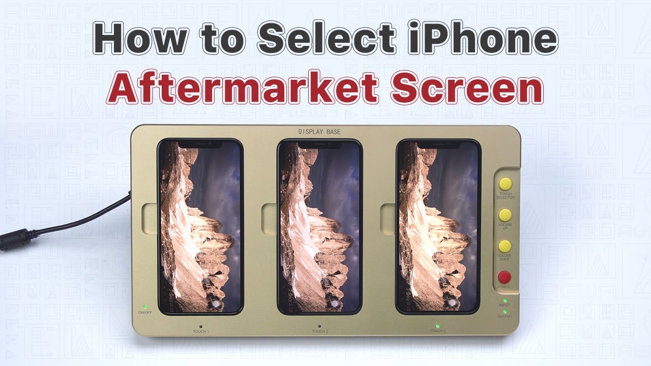 Bildschirm Wie wählen Sie iPhone Aftermarket Bildschirm Ersatz?