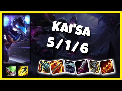 Kai'Sa vs Jhin KOREAN Challenger BOT (5/1/6) Gameplay Replay - Patch 10.24