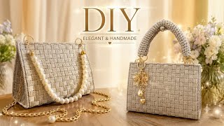Easy plastic canvas bag | DIY 