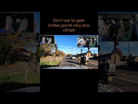 Do not go back into 1st gear as you’re driving, unless you’re very slow #driving #drivingtips