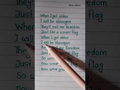 Wavin' Flag 🌼 ~ K'NAAN #lyrics #shorts