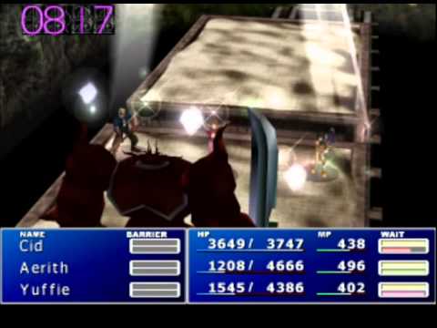 Final Fantasy VII - Cid's Quest: North Corel: Runaway Train - Cid, Aerith, & Yuffie