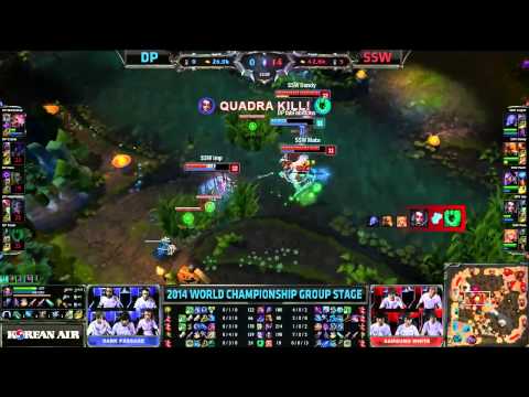 Imp Vayne Pentakill - Dark Passage vs Samsung White - Day 2 Group A - Worlds 2014 - LoL