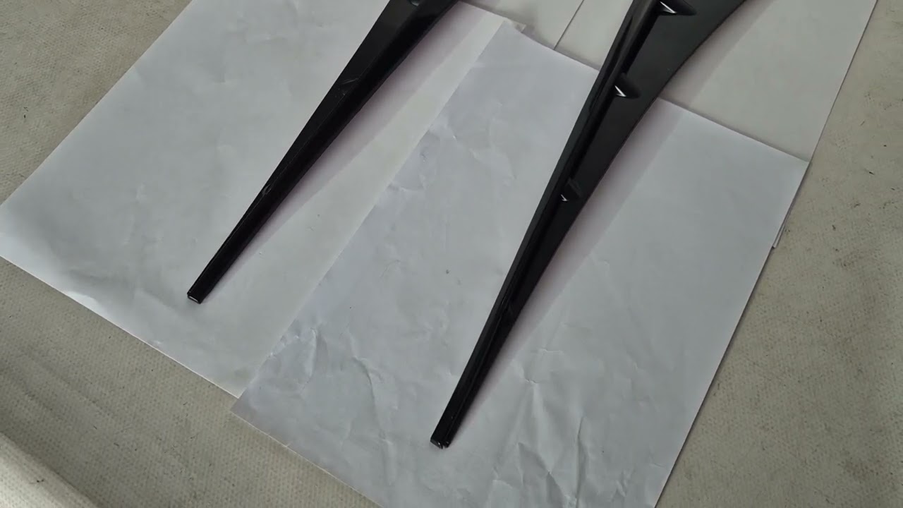 Универсальные вентиляционные накладки на крылья Тип-A (имитация, 2 шт) Video 1