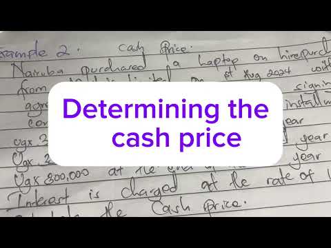 Hire purchase Accounts Intermediate Accounting