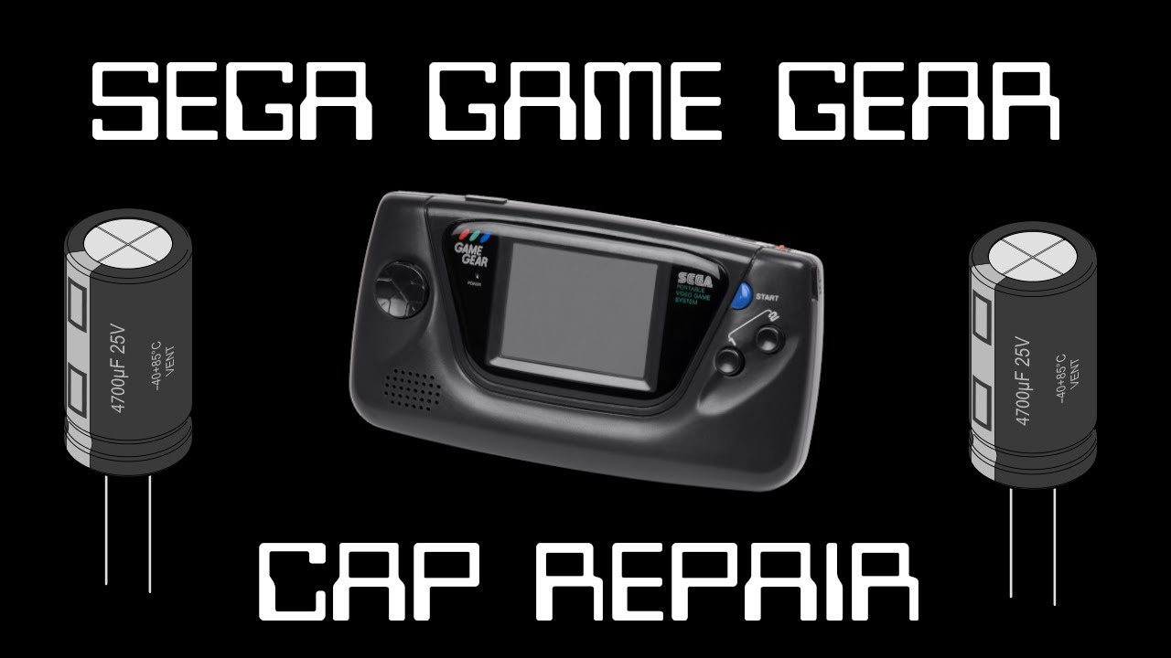 Game Gear Capacitor, Backlight Repair and LED Mod
