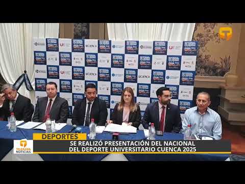 Se realizó presentación del nacional del deporte universitario Cuenca 2025