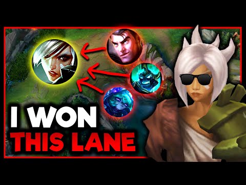 RIVEN HOW TO BEAT ENEMY PERMA-CAMPS (AND STILL WIN LANE) - S12 Riven TOP Gameplay Guide