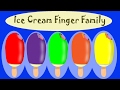 Ice Creams Finger Family Songs Learn Colors Collection