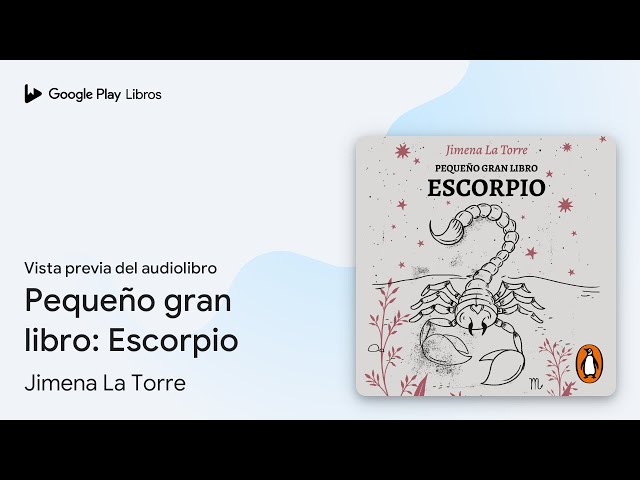 Vídeo relacionado con Pequeño gran libro: Escorpio