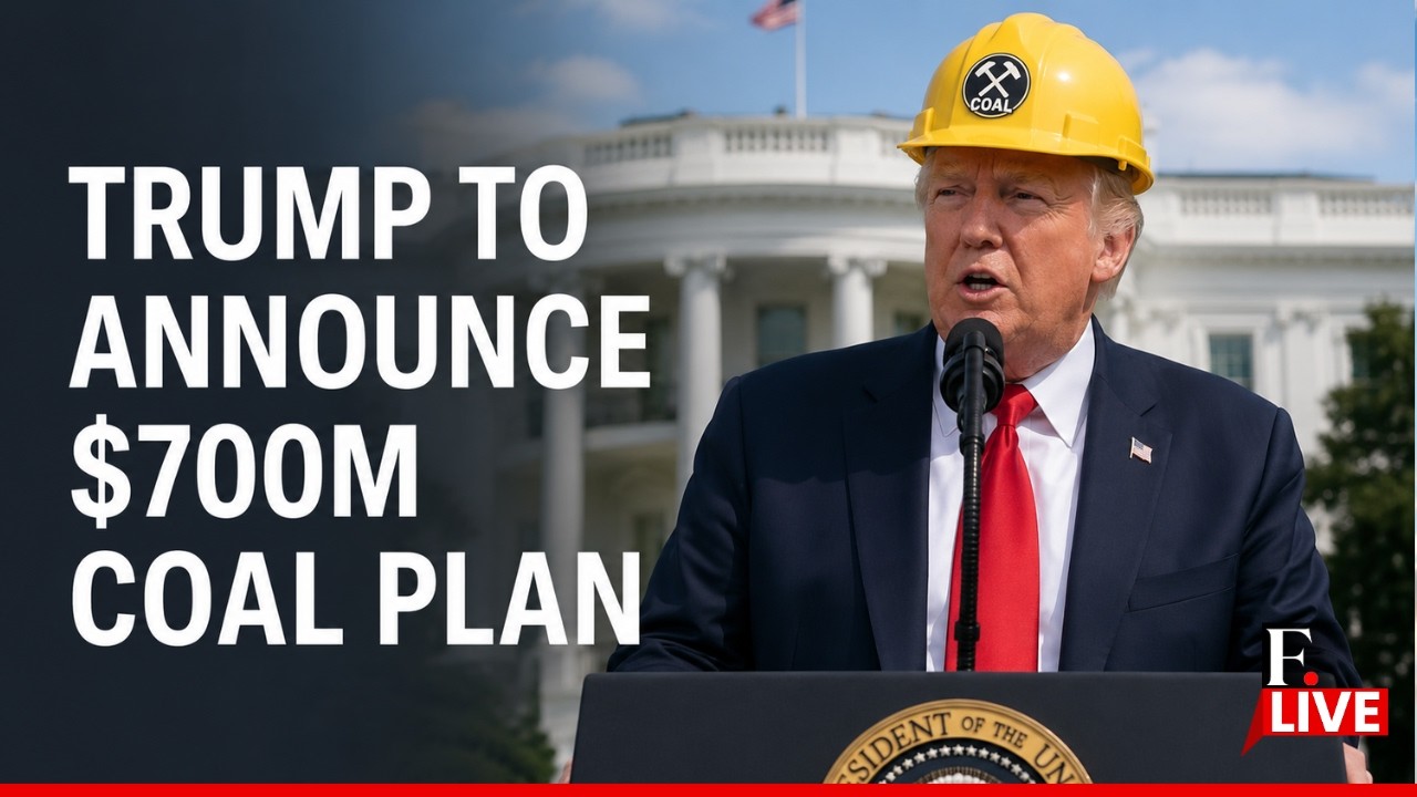WHITE HOUSE LIVE | Trump to Announce $700M Coal Push Under Cold War-Era Defence Act | US NEWS