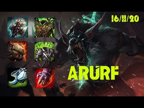 League of Legends ARURF Grey Warwick Gameplay 16/11/20