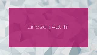 Lindsey Ratliff - appearance