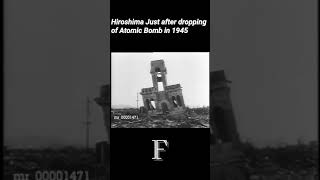 Hiroshima After dropping of the Atomic Bomb in 1945 ( Real footage)