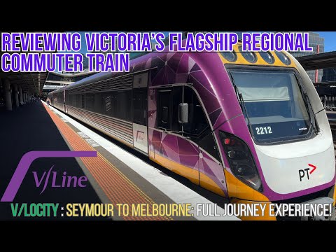 V/Line VLocity Seymour to Melbourne Train Review