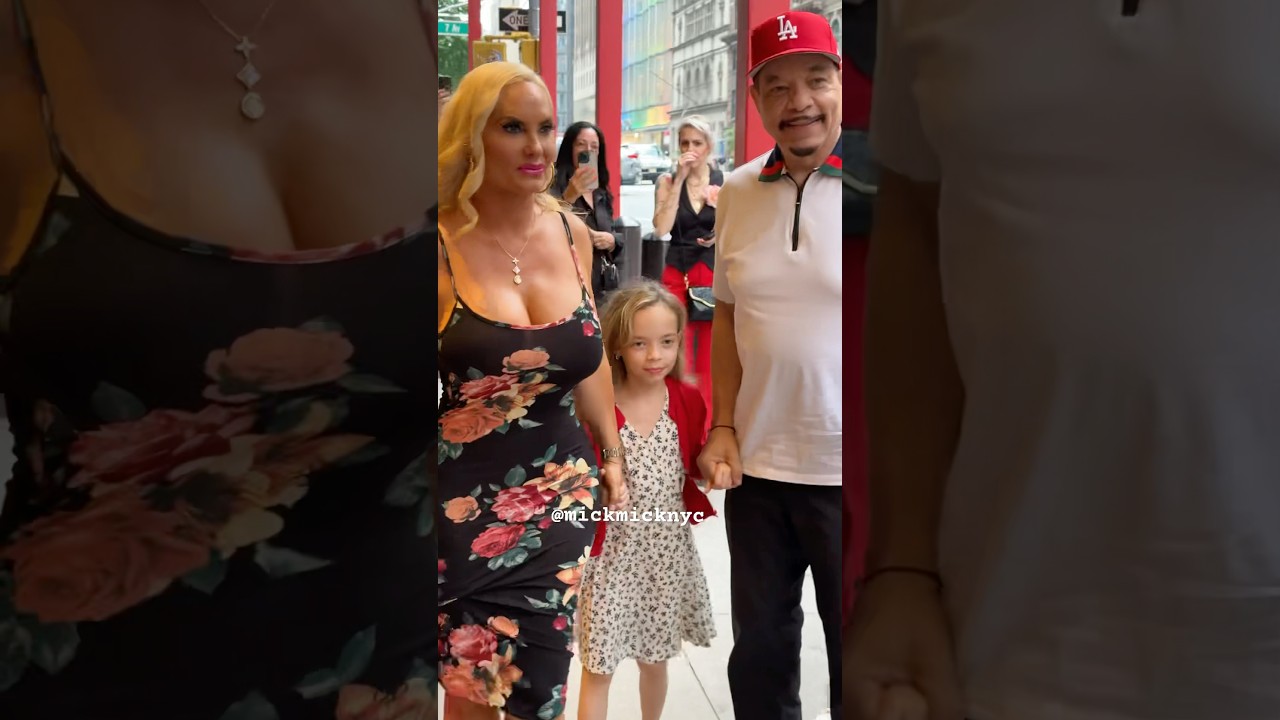 Ice T, Coco and their 9 years old media star daughter Chanel coming to support Mariska’s big night