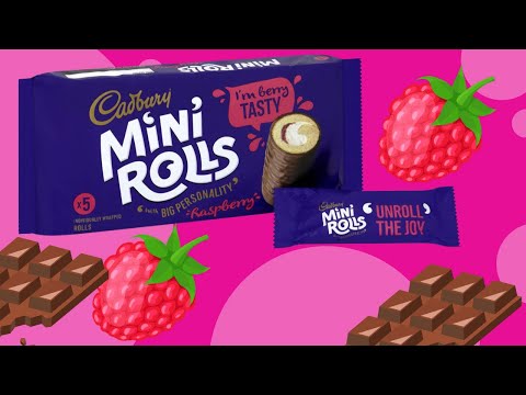 Cadbury Mini Rolls Raspberry Review #cadbury #chocolate