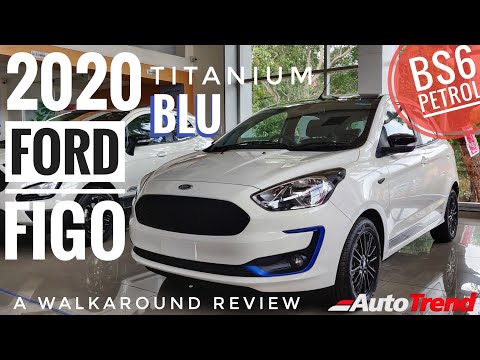 2020 Ford Figo Blu Diamond White Colour - Most Detailed Walkaround Review | AutoTrend !!
