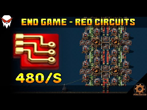 Factorio: Red Circuits Blueprint - End Game (Space Age DLC)