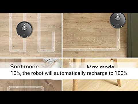 ILIFE A10 Mopping Robot Vacuum, 2 in 1 Robot Vacuum Mop Lidar Navigation and Mapping 2000Pa Strong