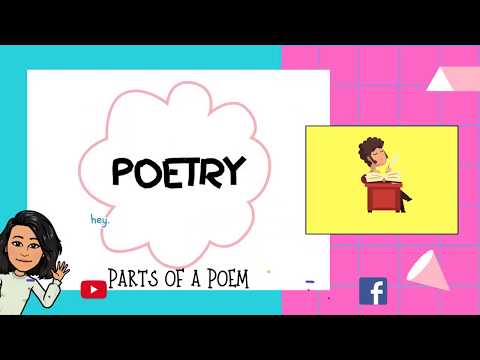 Poetry For Beginners: Parts Of A Poem - Elements Of Poetry