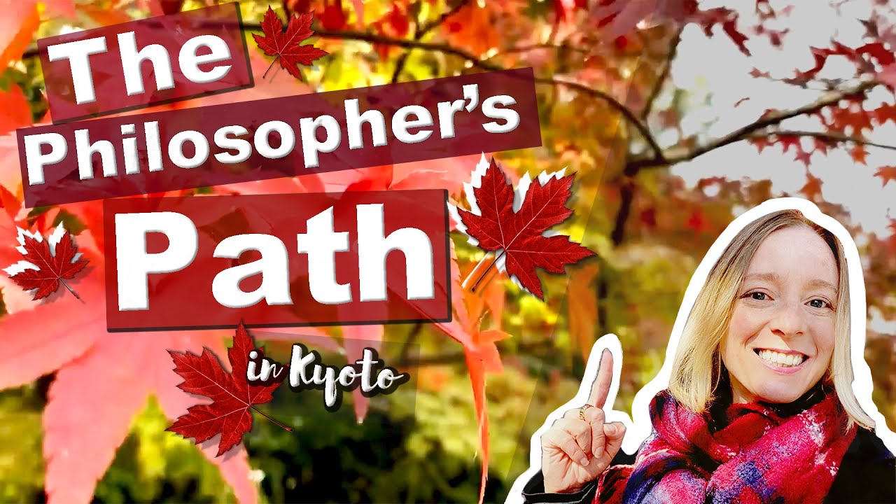 A traveler marvels at the autumnal beauty of the Philosopher's Path.