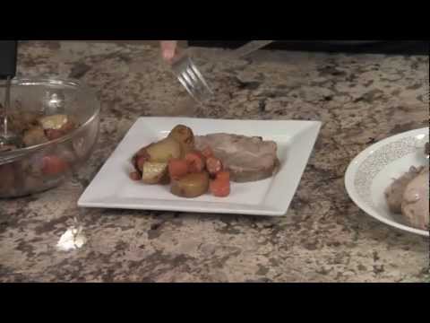 How To Make A Pork Roast That's Tender And Juicy With Potatoes, Onions, Carrots, Wine, Garlic.