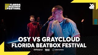 what is that sound?¿（00:03:11 - 00:04:21） - Osy 🇫🇷 vs Graycloud 🇬🇧 | FLORIDA BEATBOX BATTLE 2022 | Quarter Final
