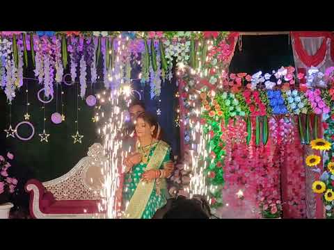 Trilochan flower decoration.