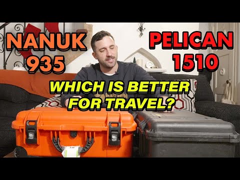 Nanuk 935 vs Pelican 1510! My 1st time traveling w/ the Pelican & comparing the two cases!