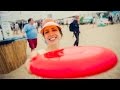 De frisbee (Ostend Beach 2016)