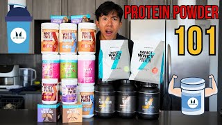 How to Pick the BEST Protein Powder | Comparing all Protein Powders from MyProtein