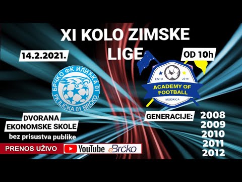 11 kolo Zimske lige / FK Ilićka 01 (Brčko) - Akademija fudbala (Modriča)