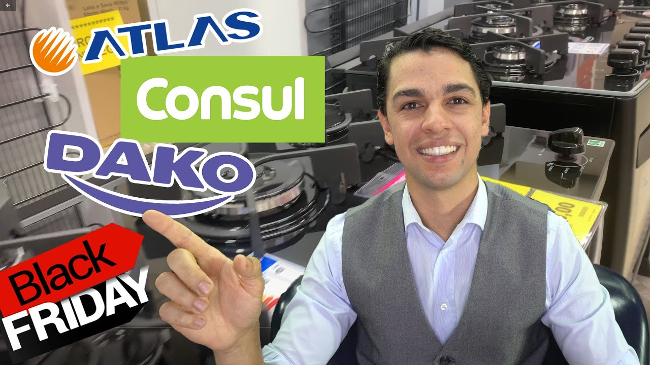 COMO ESCOLHER O MELHOR FOGÃO MESA DE VIDRO - ATLAS,DAKO OU CONSUL? BLACK FRIDAY 2020!