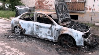 Два автомобила са пламнали в полунощ в Димитровград