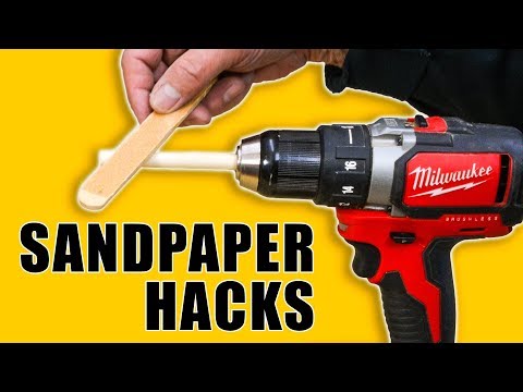 5 Quick Sandpaper Hacks - Woodworking Tips and Tricks