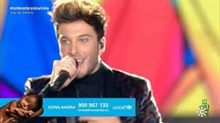 Blas Cantó- Él no soy yo- gala Unicef 2018