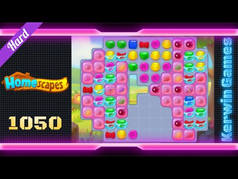 Homescapes Level 1050 - Hard Level - No Boosters