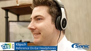 Video thumbnail for Klipsch Reference On-Ear Headphones | CES 2016 by Sonic Electronix