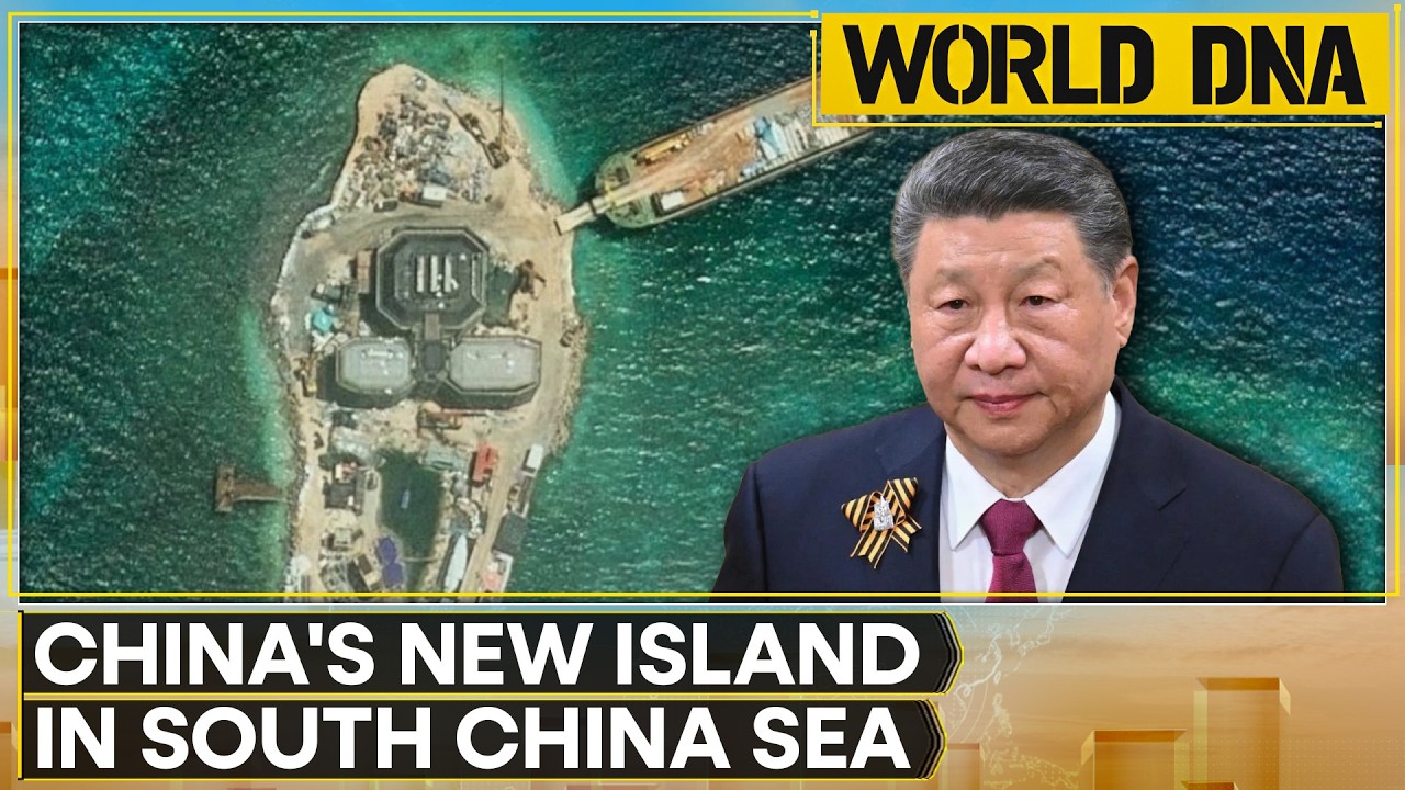 China's New Island In South China Sea: China Builds Massive Artificial Island | WION World DNA