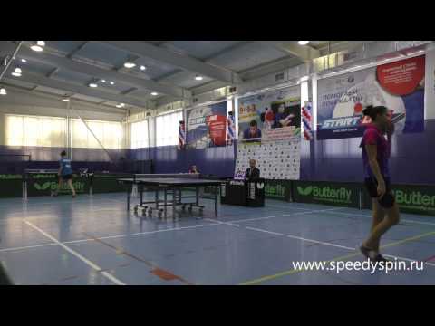 Ispirian - Zironova. Russian Youth Table Tennis Championship 2016. FHD