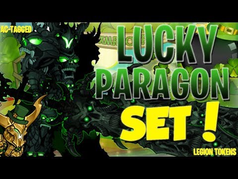 AQW - Lucky Paragon Set! /JOIN LUCK (Daibh's Merge Shop) + ITEM Showcase!