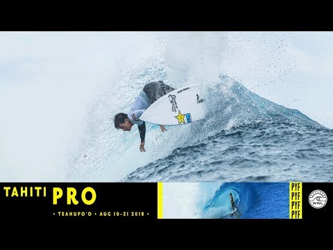 Bourez vs. Igarashi vs. Asing - Round One, Heat 8 - Tahiti Pro Teahupo'o 2018
