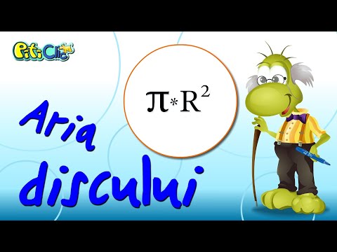 Cum calculam aria cercului - vizual