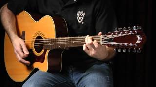 Video thumbnail for Guild F-212XLCE Standard Strumming Demo by Guild Guitars