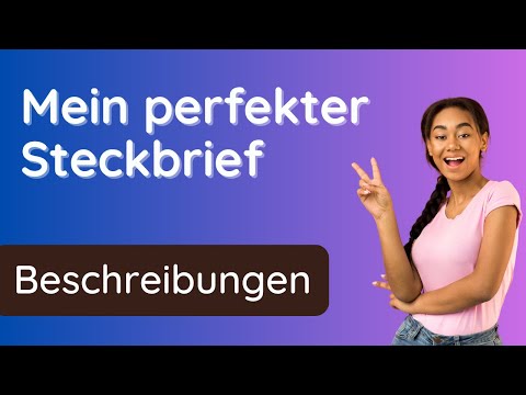 Geheimnisse eines perfekten ✅ Steckbriefs #SteckbriefMeister 📝